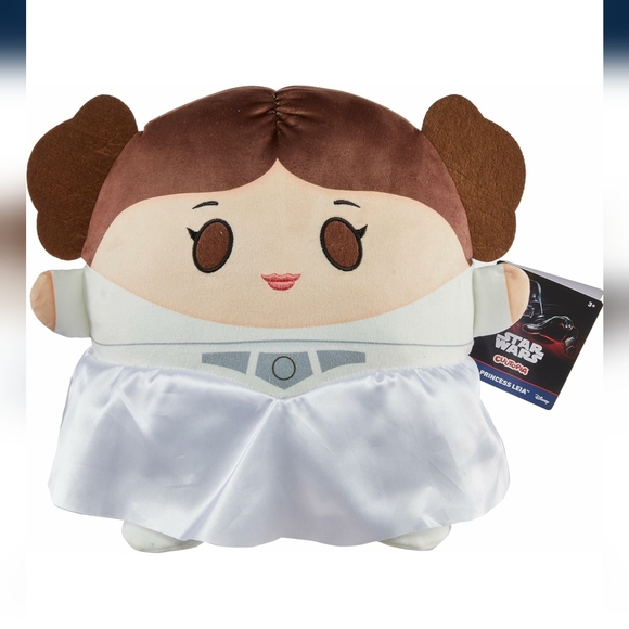 Star Wars Other - 🆕️🤍Star Wars Princess Leia 10-inch rounded plush figure NWT